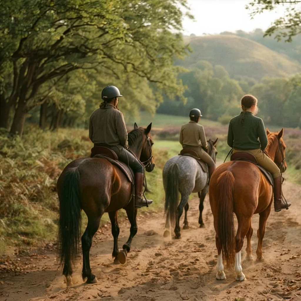 Balade à cheval en Creuse, autour de Le Bourg-d'Hem