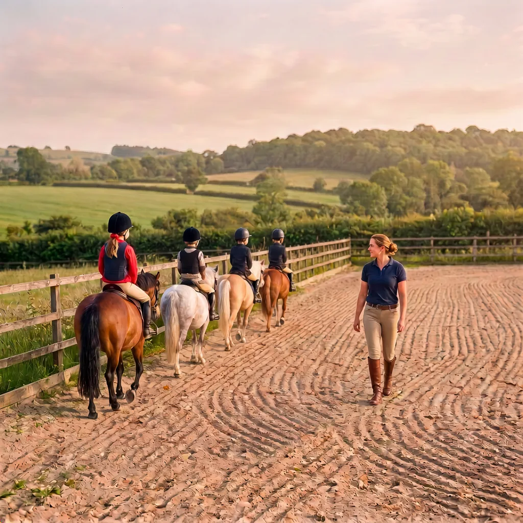 Cours de poney à Le Bourg-d'Hem, Creuse