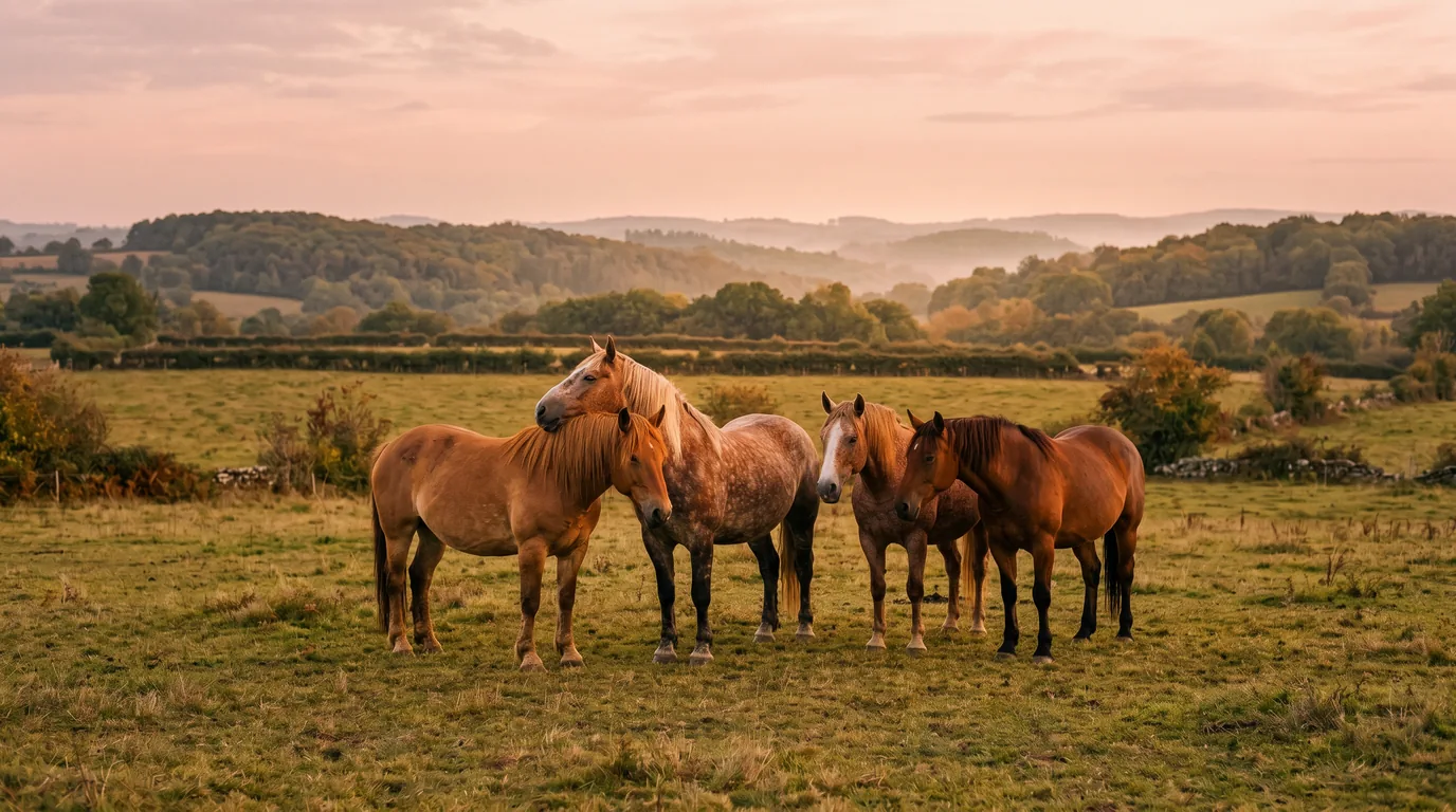 Les chevaux du L’Eloge du Cheval en liberté, Creuse
